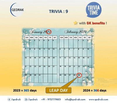 Trivia 9 : Leap Day & Leap Years